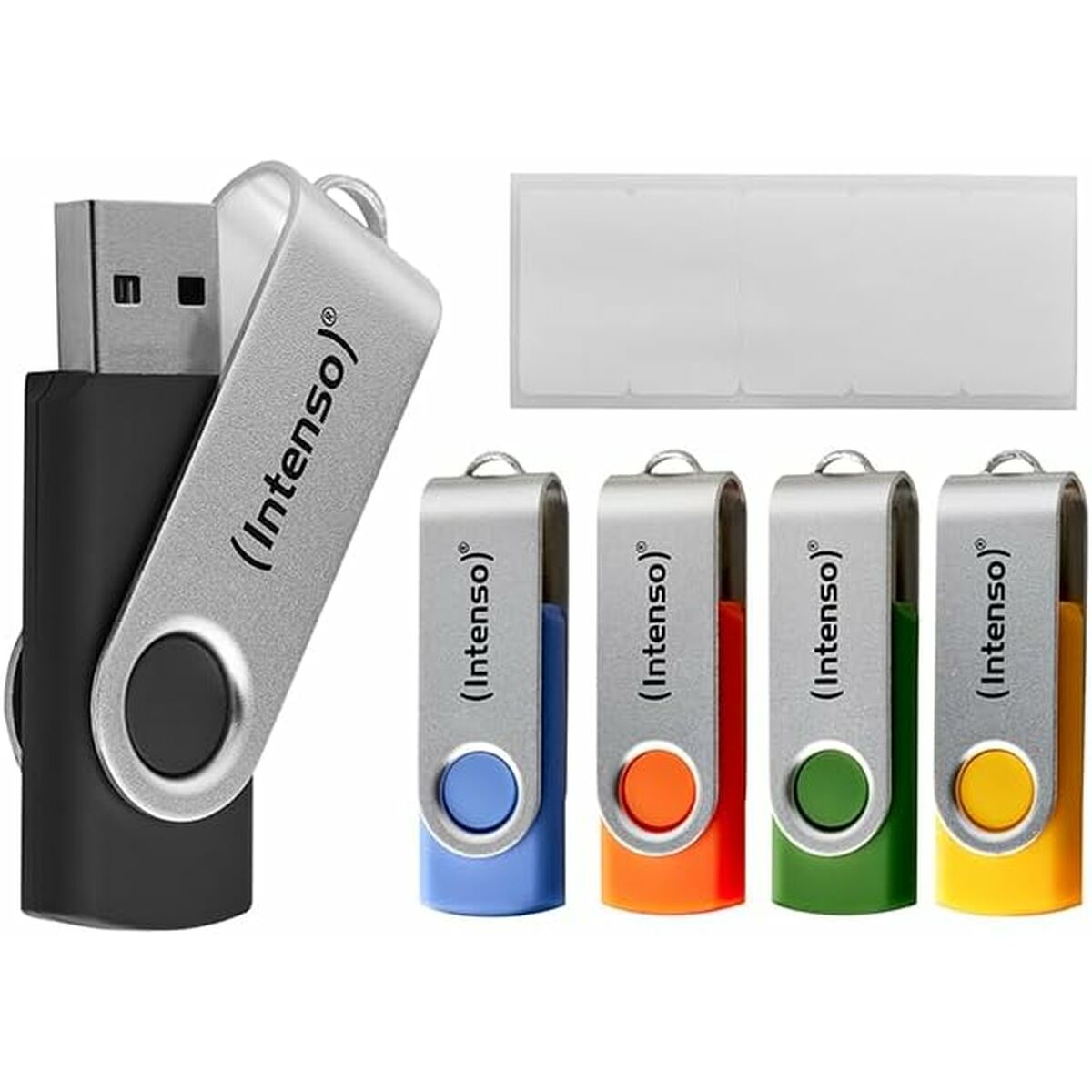 Afbeeldingen van USB stick INTENSO Basic Line 4 GB 10 Units (10 Units)