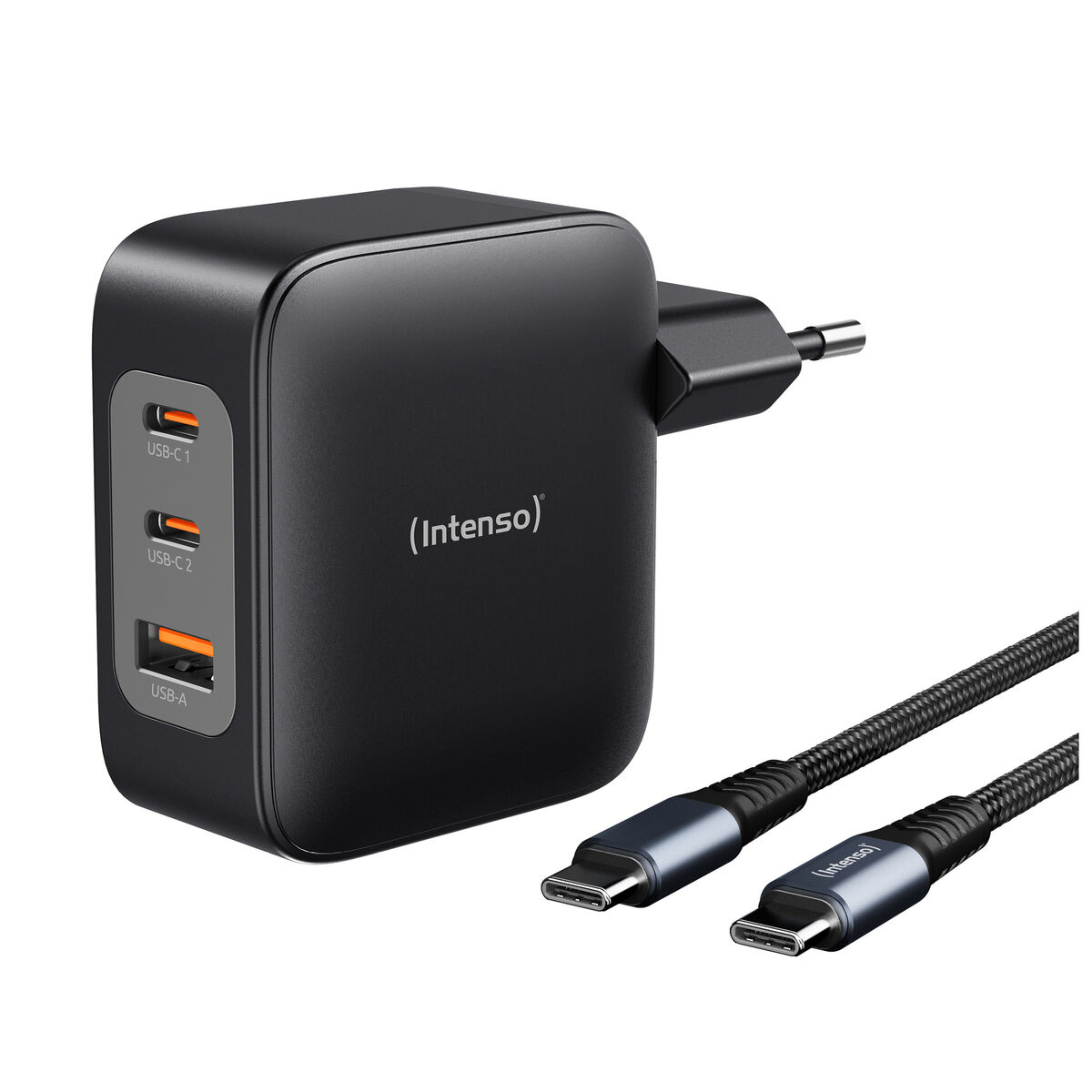 Image secondaire de Chargeur mural INTENSO GaN W100ACC Noir 100 W