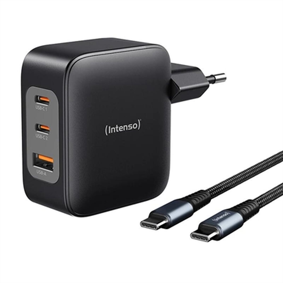 Chargeur mural INTENSO GaN W100ACC Noir 100 W
