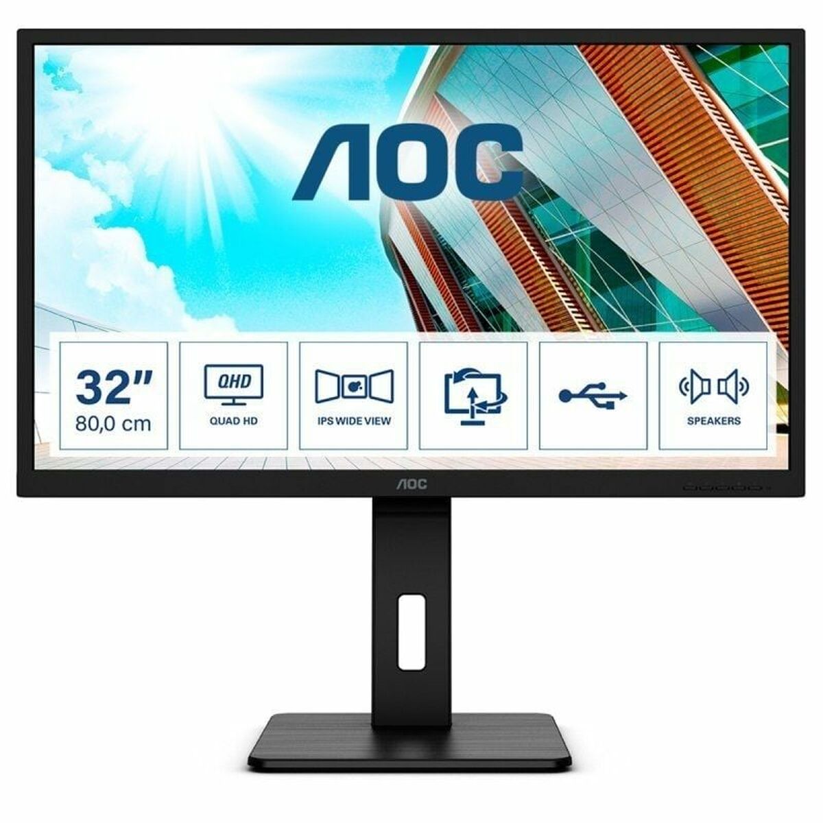 Monitor AOC Q32P2 Quad HD 32"