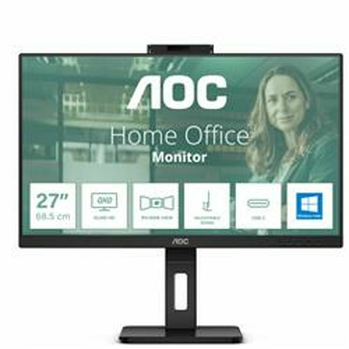Picture of Monitor AOC Q27P3CW 27" Quad HD 75 Hz 60 Hz