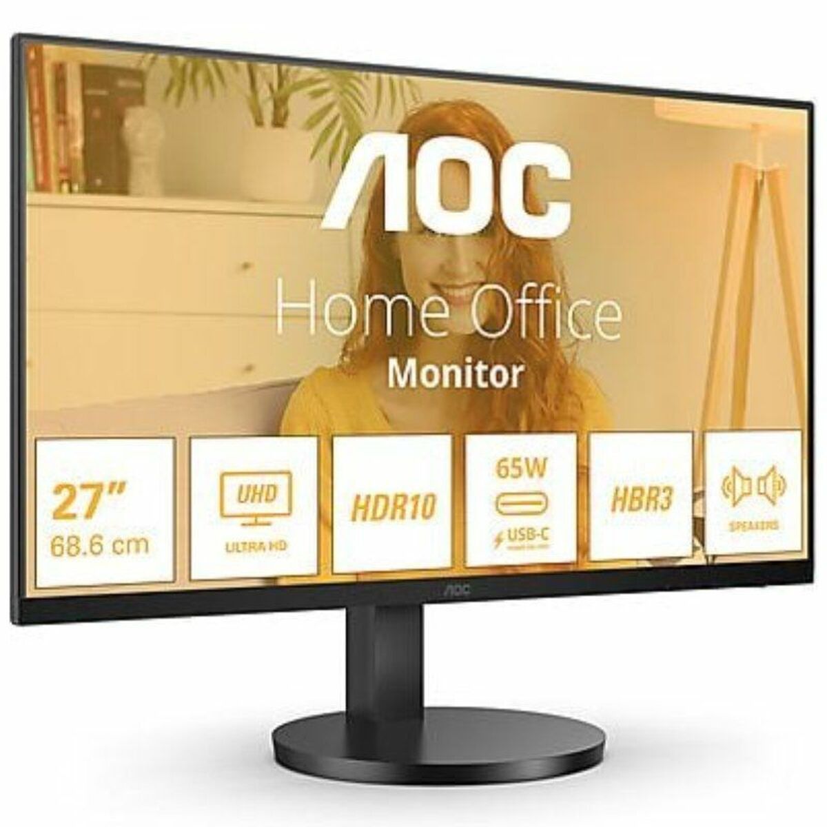 Afbeeldingen van Gaming Monitor AOC U27B3CF 4K Ultra HD 27"