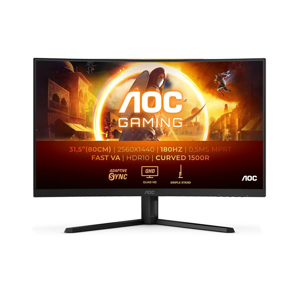 Afbeeldingen van Gaming Monitor AOC CQ32G4VE Quad HD 32"