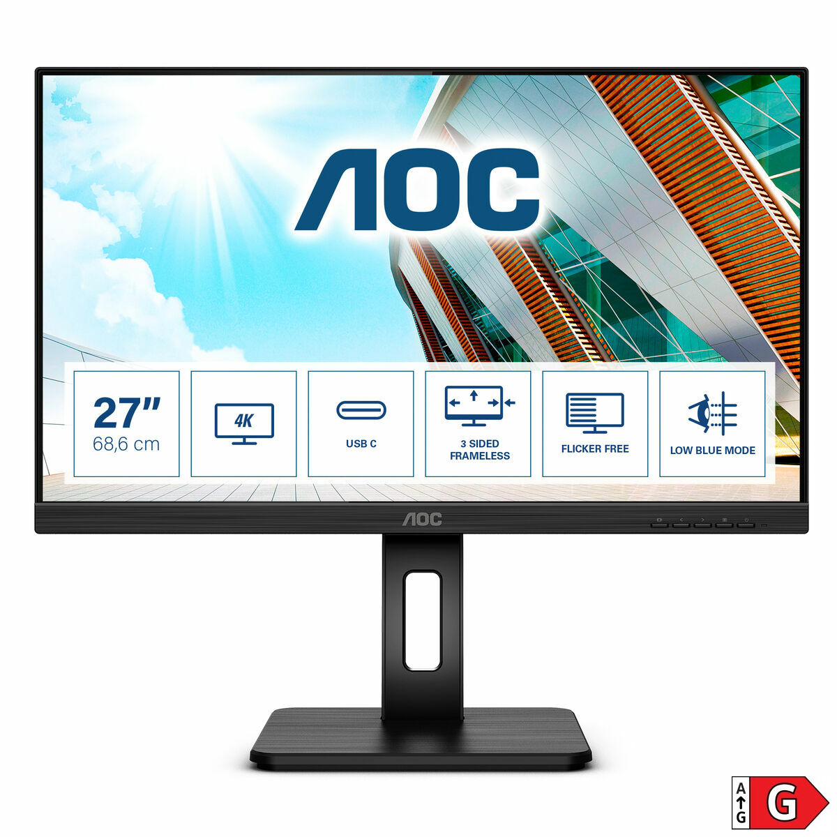 Picture of Monitor AOC U27P2CA 27" 4K Ultra HD