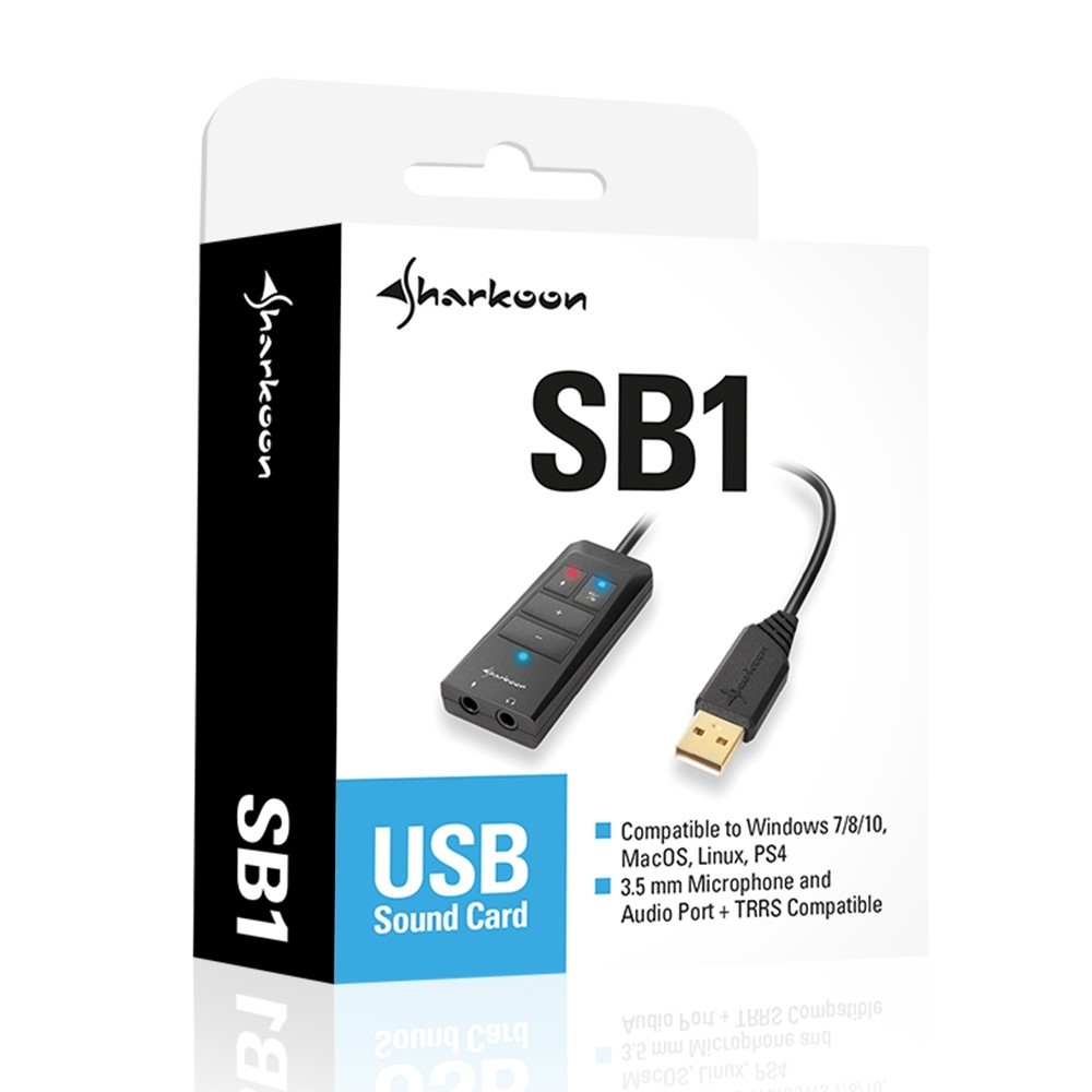 Carte Son USB Sharkoon SB1