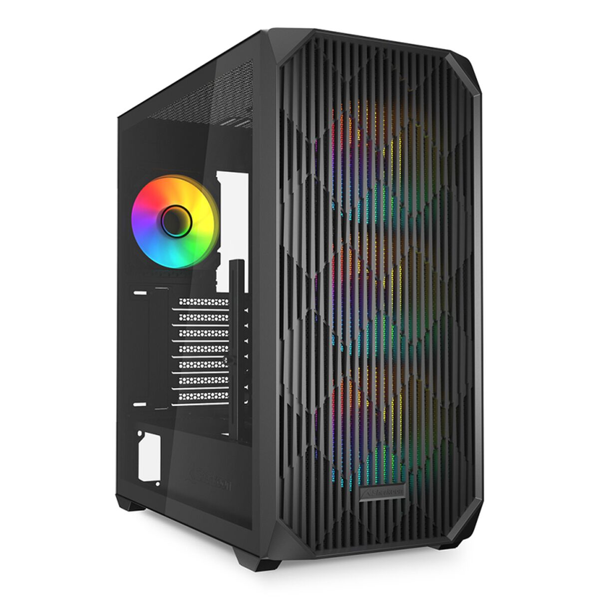 Afbeeldingen van ATX Semi-tower Box Sharkoon AK3 RGB Black