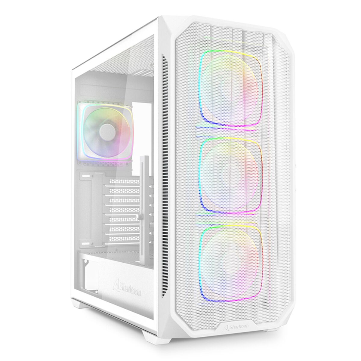 Afbeeldingen van ATX Semi-tower Box Sharkoon AK5M RGB White