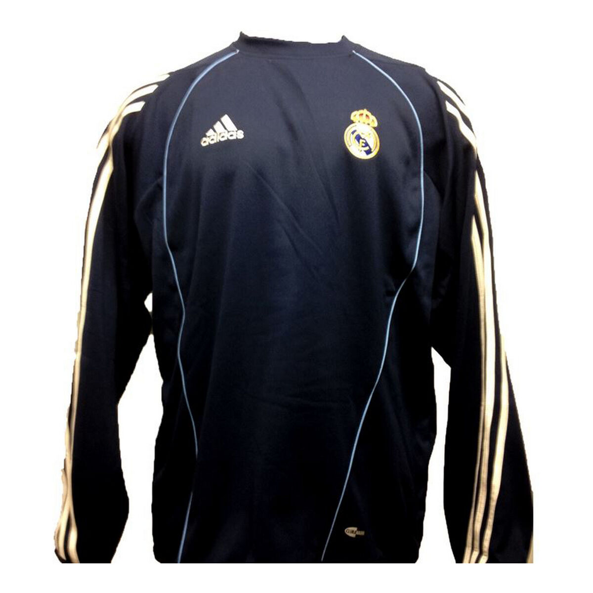 Sweat sans capuche homme Adidas Real Madrid CF Bleu Football