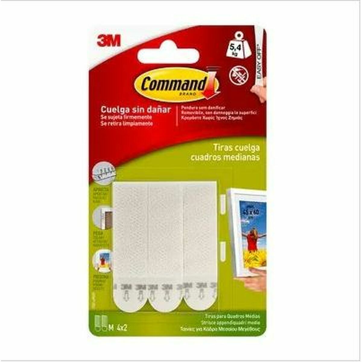 Cartable 3M 7100127044 Blanc (4 Unités)