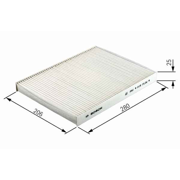 Innenraumfilter BOSCH R2312...