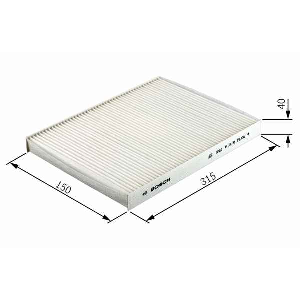 Innenraumfilter BOSCH R2412...