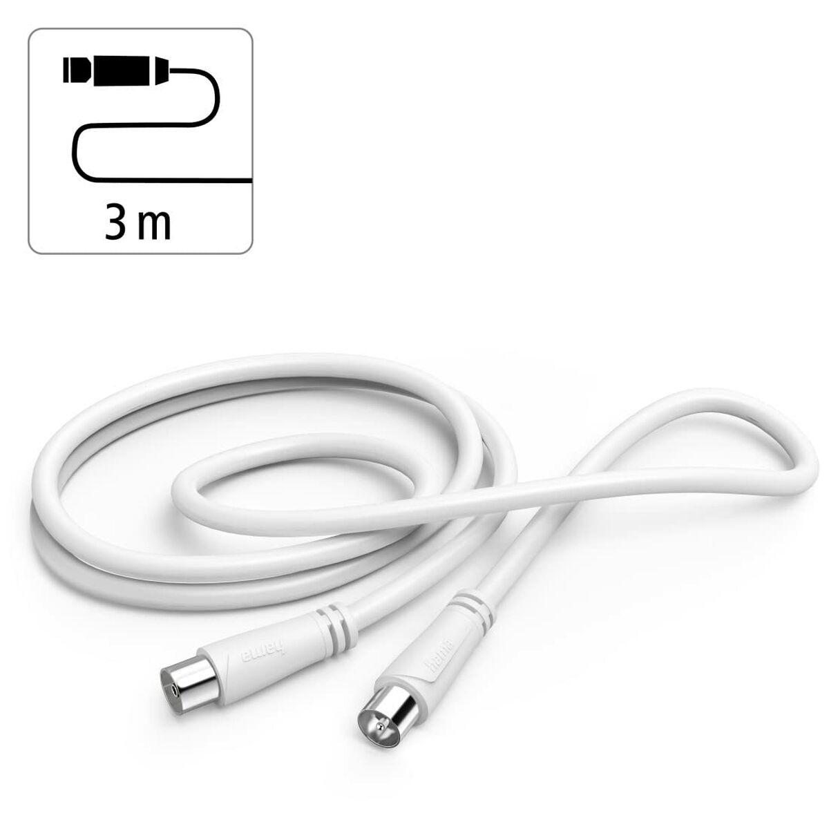 Afbeeldingen van HDMI Cable Hama 00205046 White 3 m