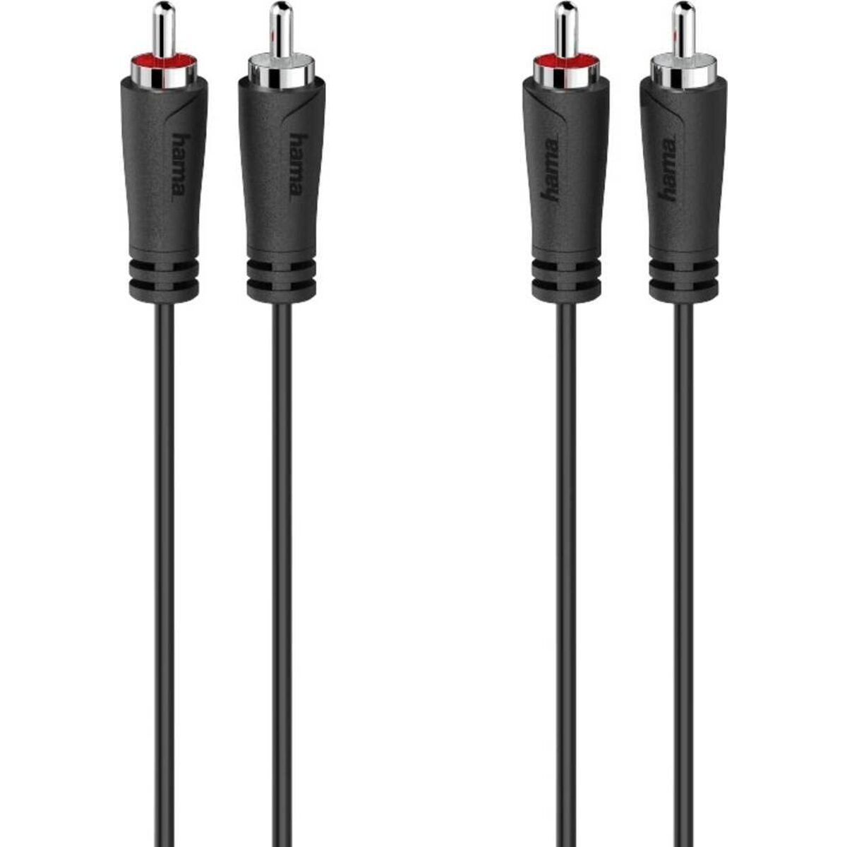 Afbeeldingen van 2 x RCA Cable Hama 00205257 1,5 m