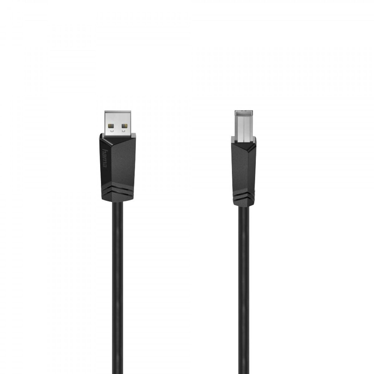 Picture of USB 2.0 A to USB B Cable Hama 00200602 Black