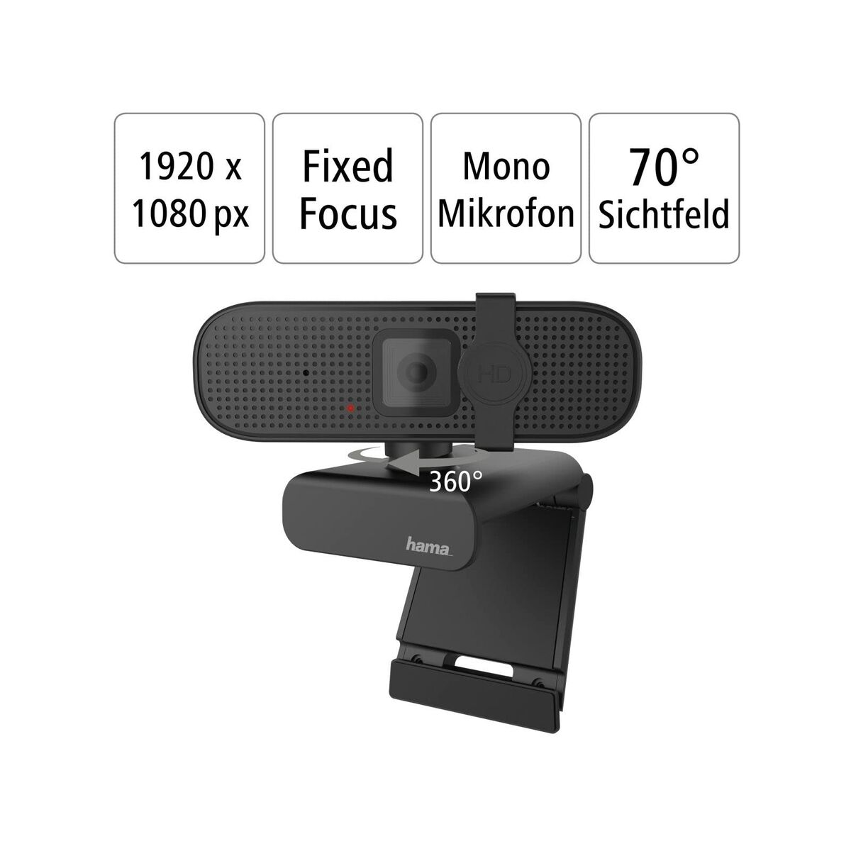Afbeeldingen van Webcam Hama C400 Full HD 4K Ultra HD