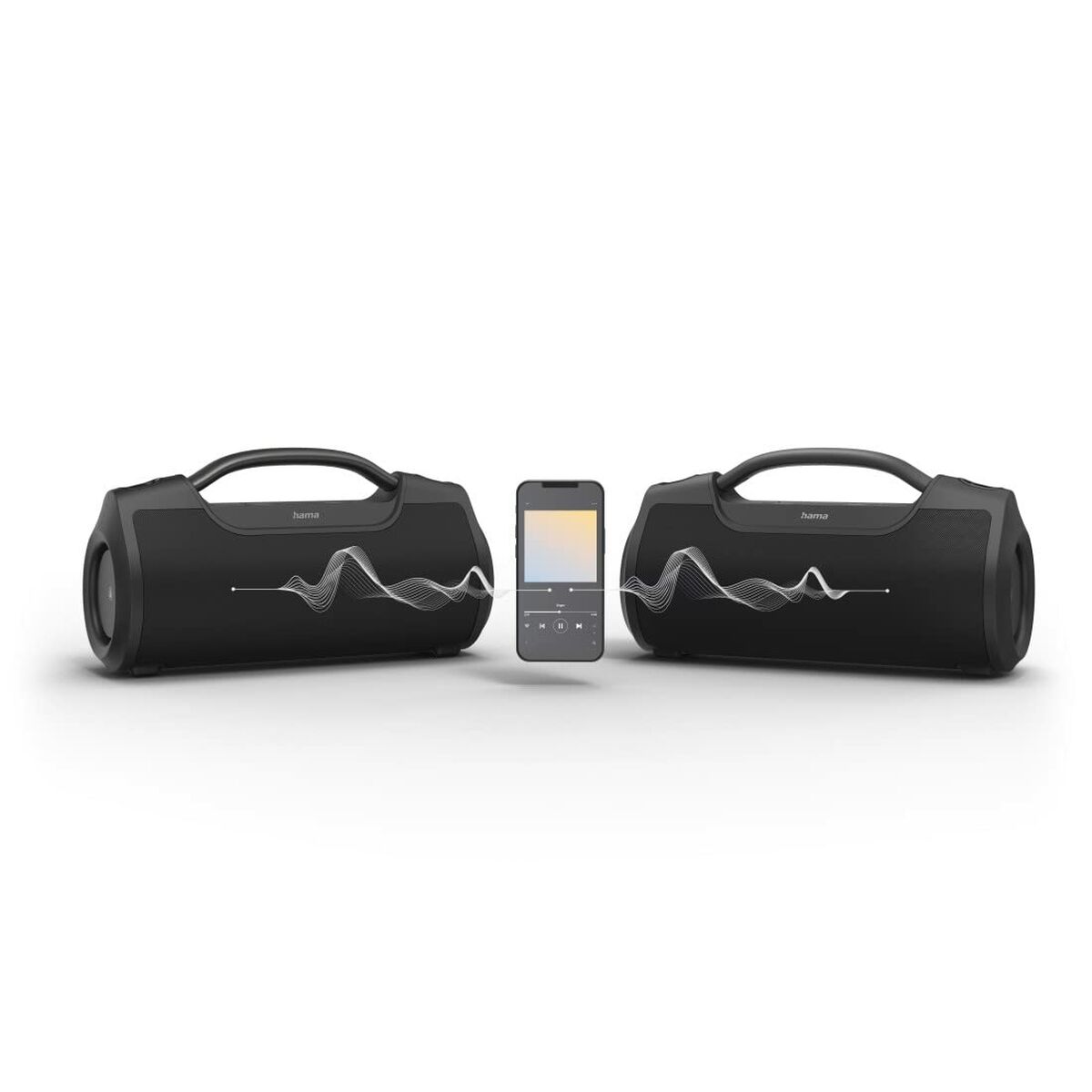 Portable Bluetooth Speakers Hama 00188217 Black 60 W