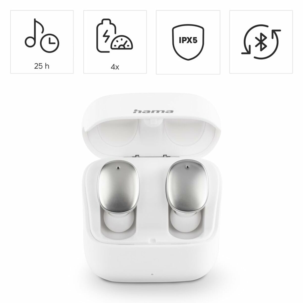 Afbeeldingen van Headphones Hama 00184109 White