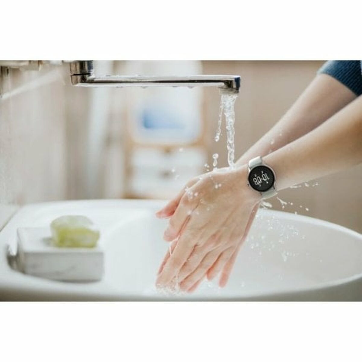 Smartwatch Hama 00178609 Grey Silver 45 mm