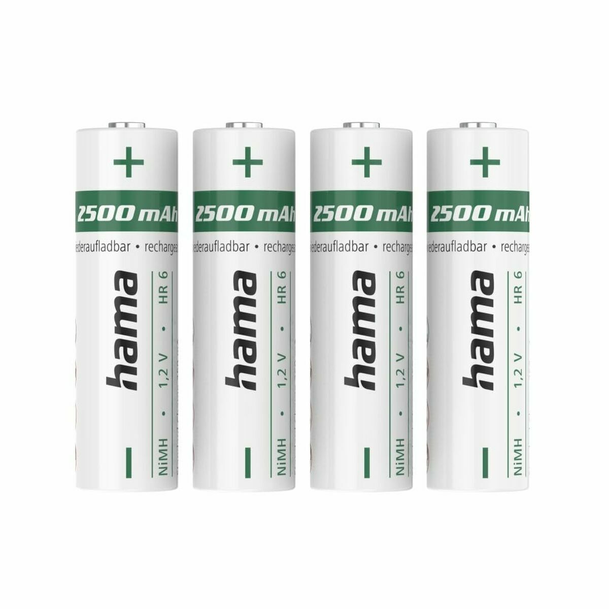 Afbeeldingen van Rechargeable Batteries Hama 00223531 2500 mAh 1,2 V AA (4 Units)