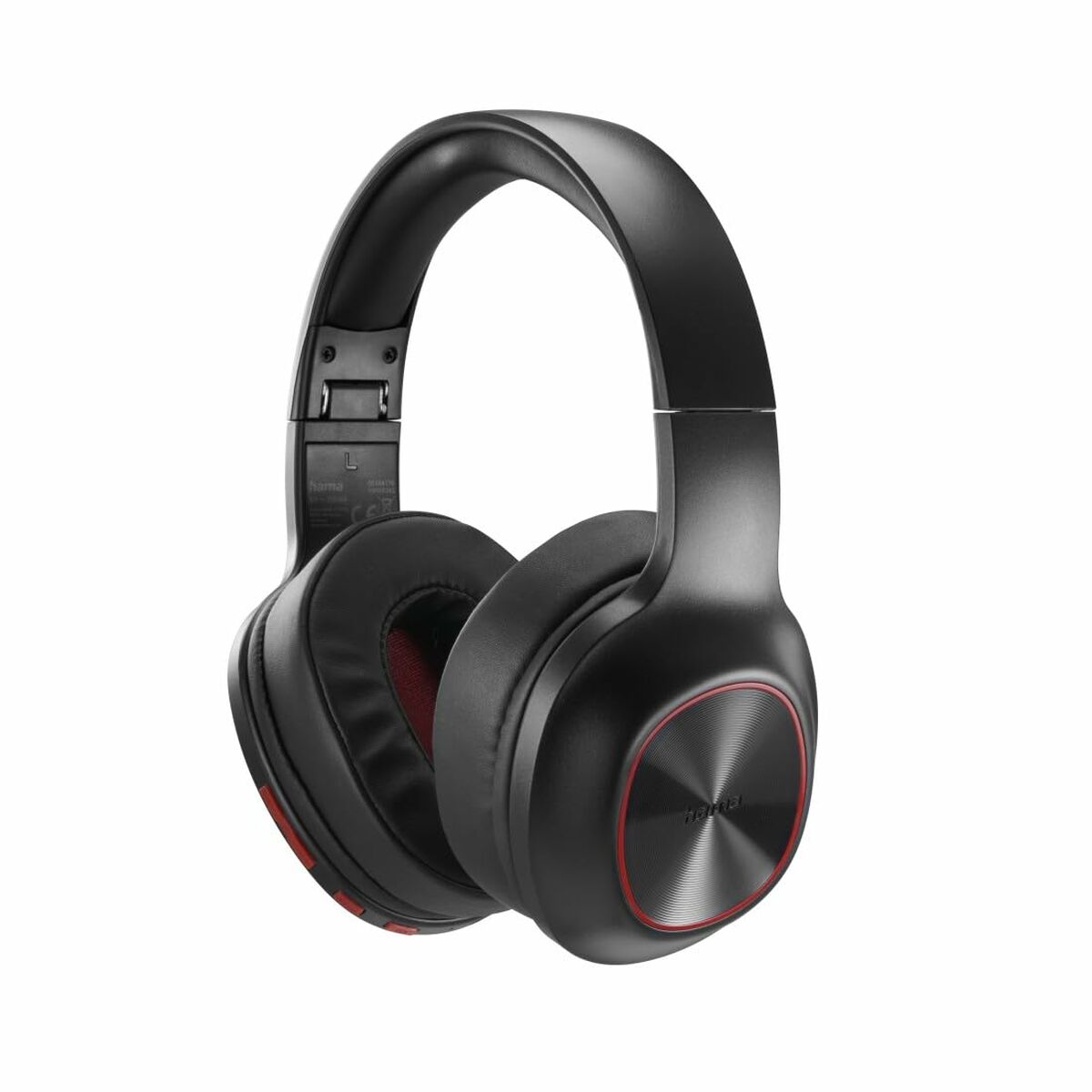 Picture of Headphones Hama 00184176 Black Red