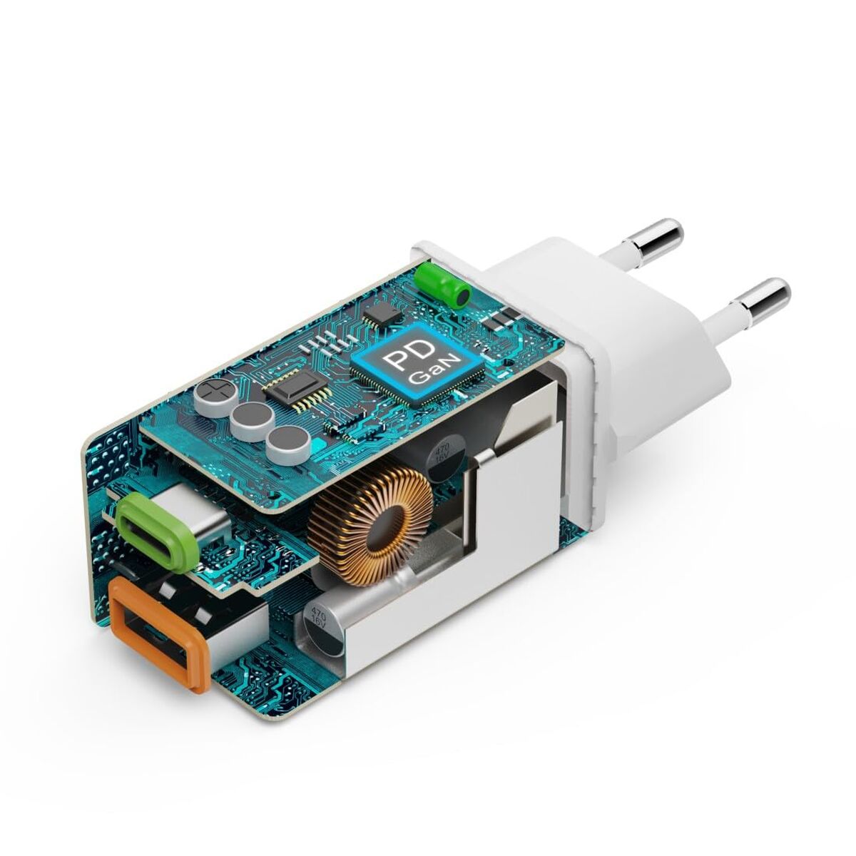 Picture of Wall Charger Hama 00201993 White 45 W