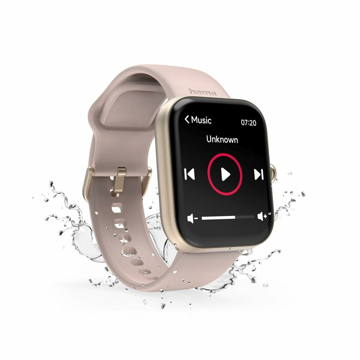 Smartwatch Hama 00178615 FIT WATCH 5000 Pink Rose Gold 1,65"