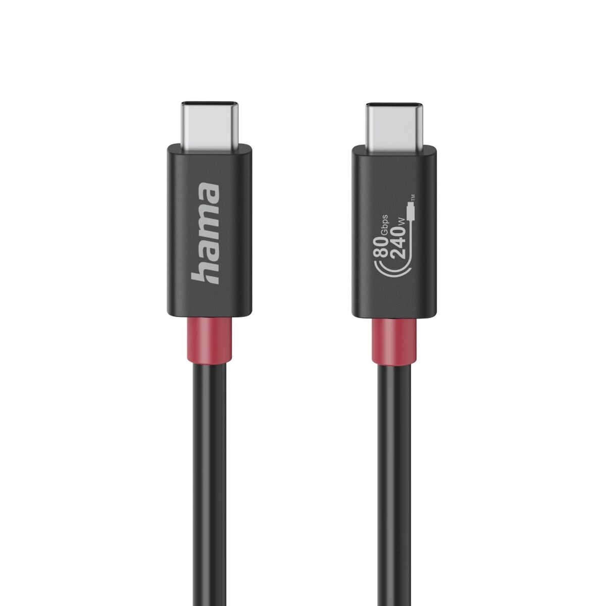 USB-C-kabel Hama 00200799 Zwart