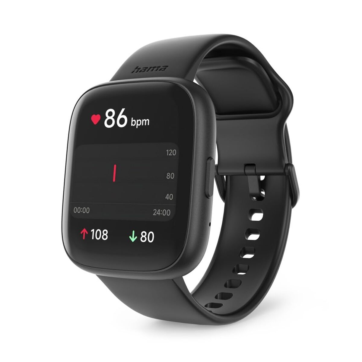 Smartwatch Hama 00178640 Black 1,65" 46 mm