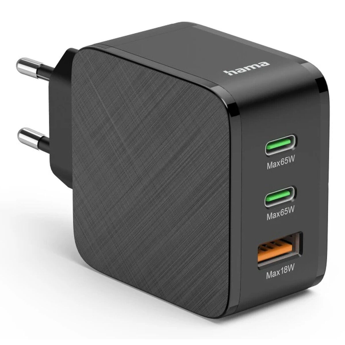 Image de Wall Charger Hama 00201961 Black 65 W