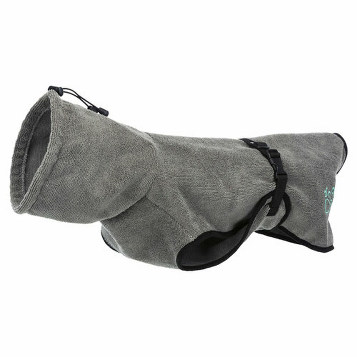 Dog bathrobe Trixie Grey S, view 2