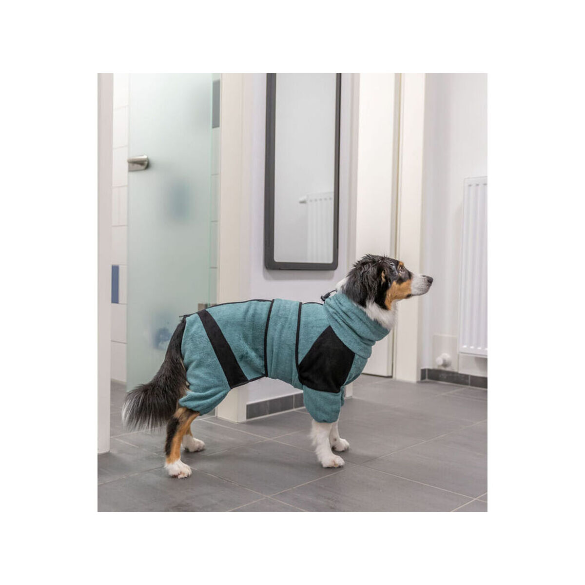 Dog bathrobe Trixie Blue XS, view 6