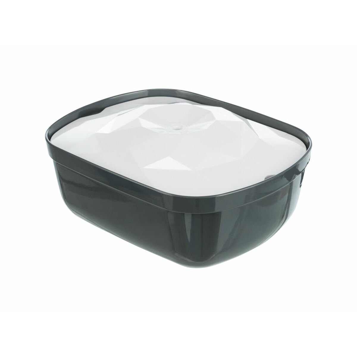 Pet Water Fountain Trixie Polygon White Grey Silicone Melamin 2,5 L 28 x 11 x 22 cm, view 3