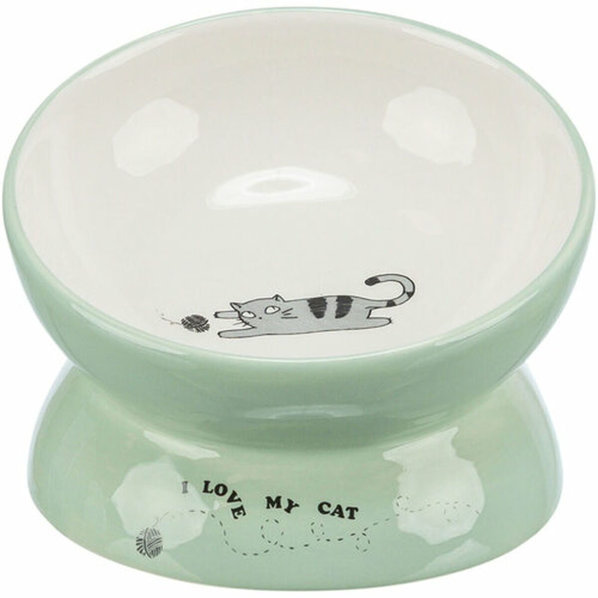 Dog Feeder Trixie White Green Ø 13 cm 150 ml, view 2