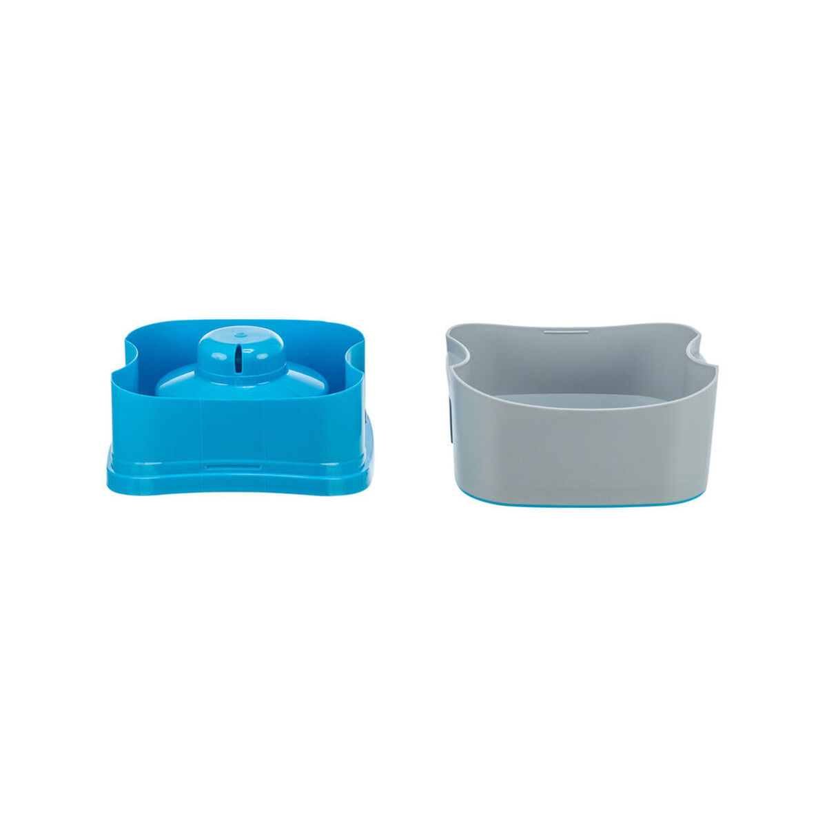 Verfrissende Drinkbak voor Huisdieren Trixie Blauw Donker grijs 21 x 11 x 21 cm