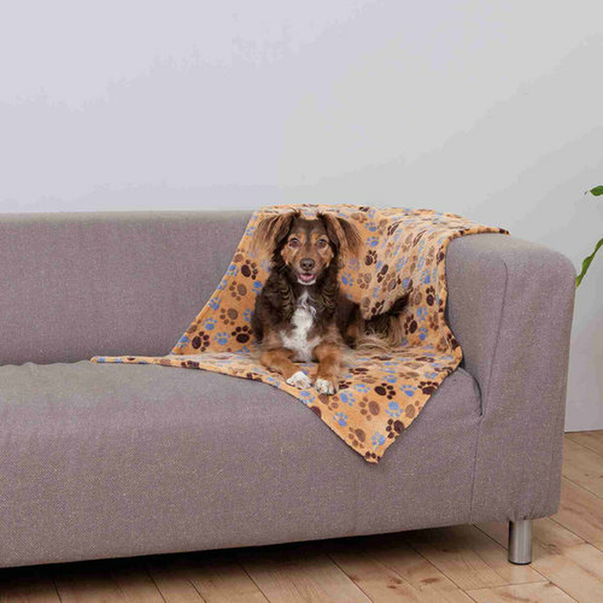 Pet blanket Trixie Laslo Beige 100 × 70 CM, view 6