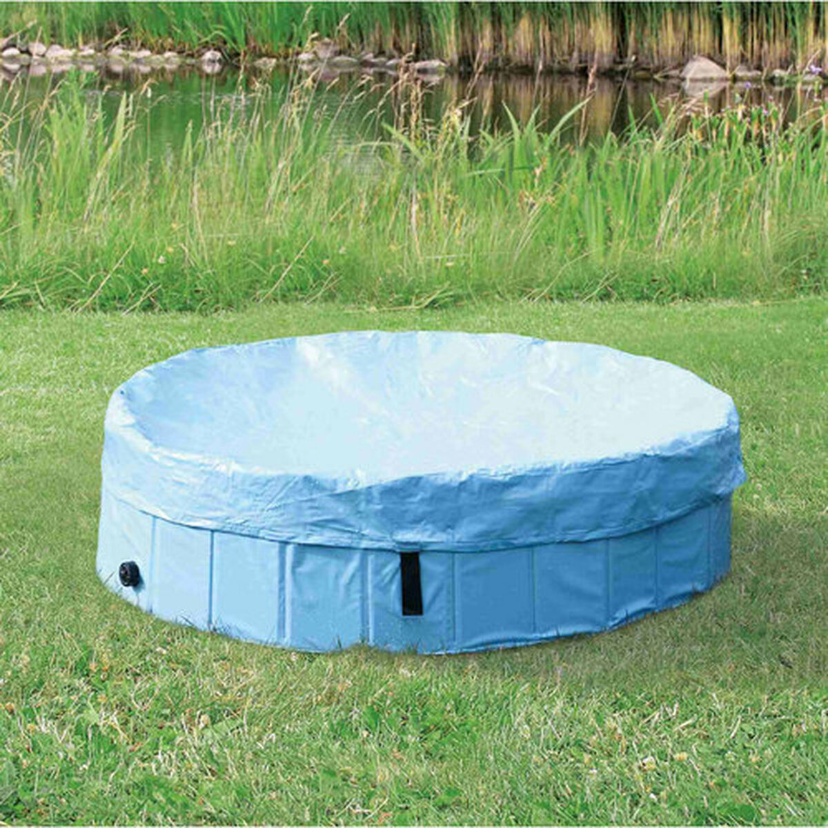 Zwembadafdekking Trixie Licht Blauw Ø 80 cm