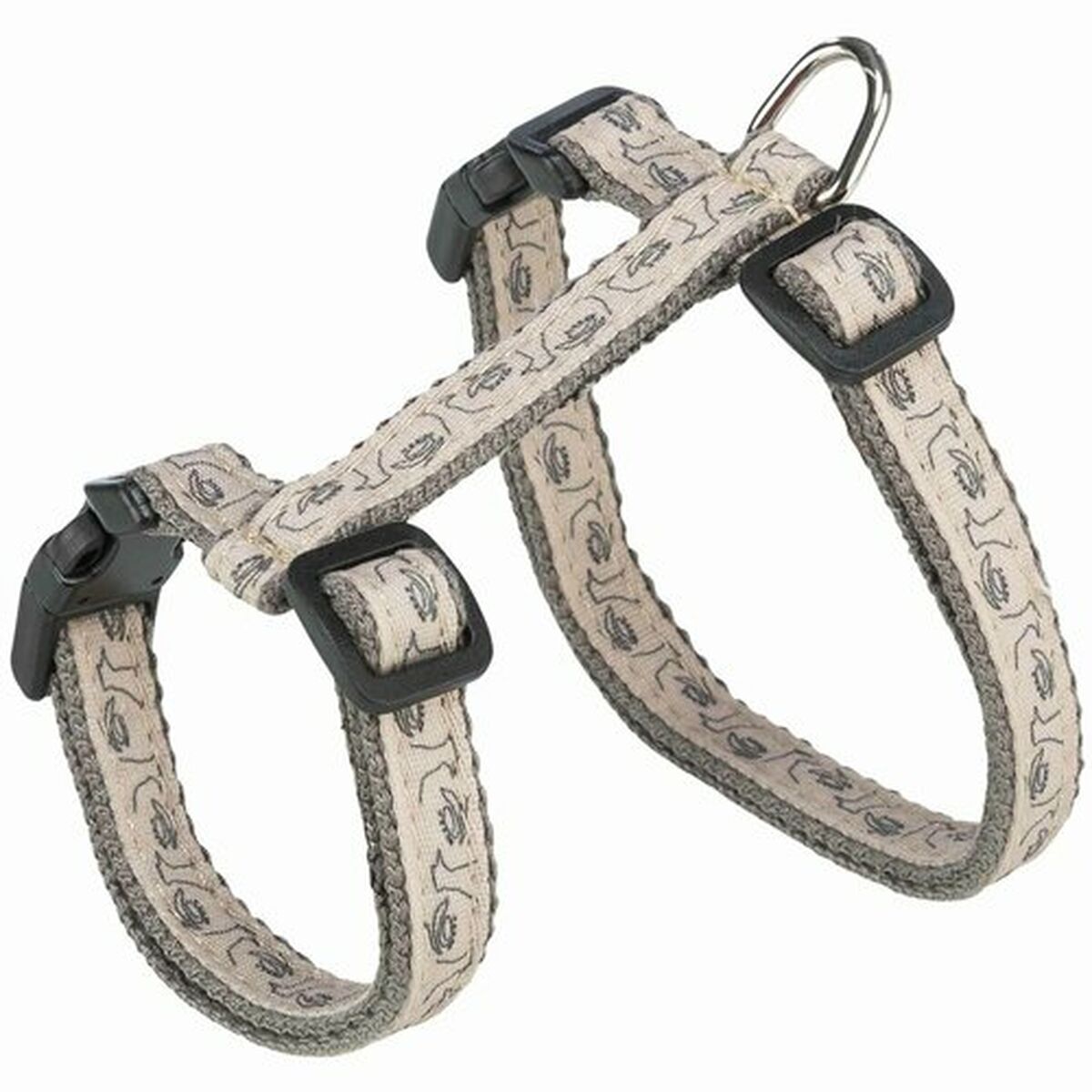 Kattentuigje Trixie Beige Grijs 27-45 cm
