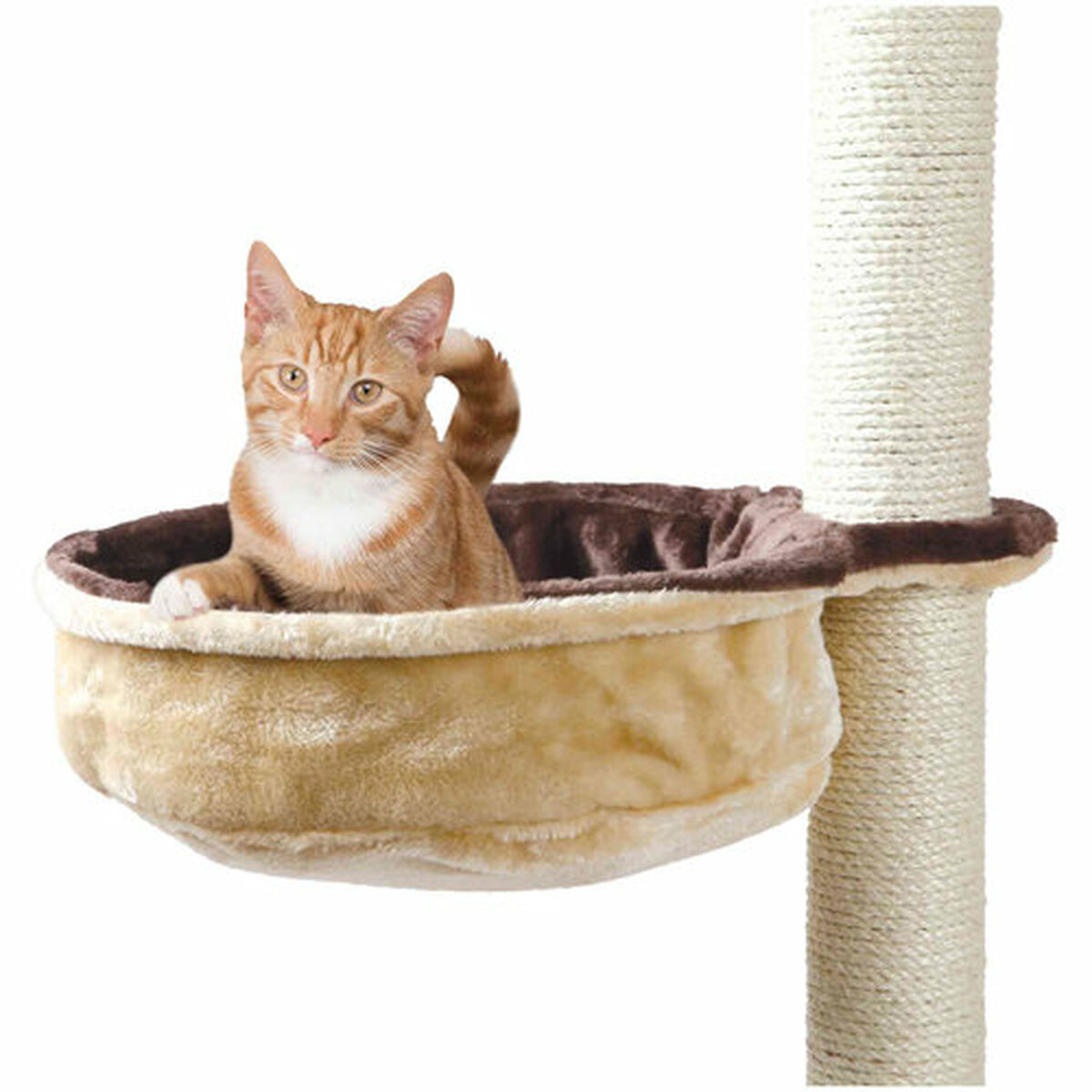 Cat Bed Trixie Brown Beige 38 cm Ø 38 cm, view 2
