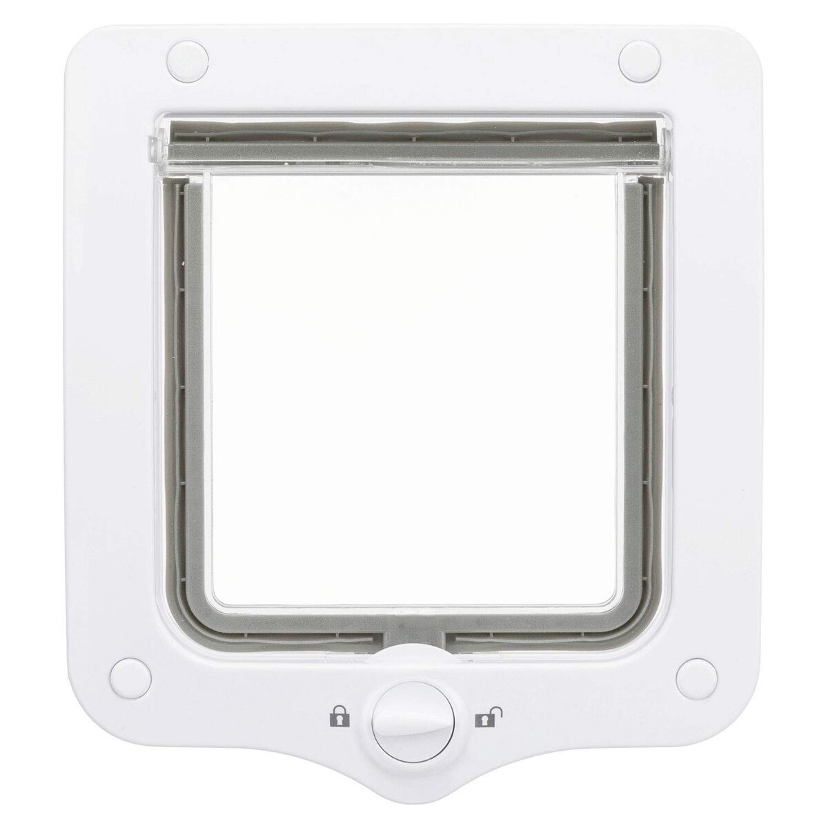 Cat Flap Trixie White Plastic