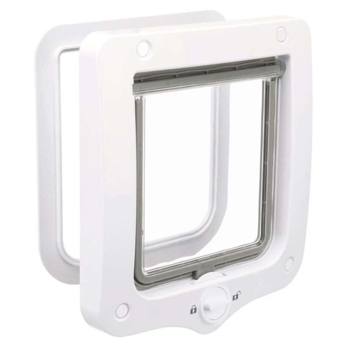 Cat Flap Trixie White Plastic