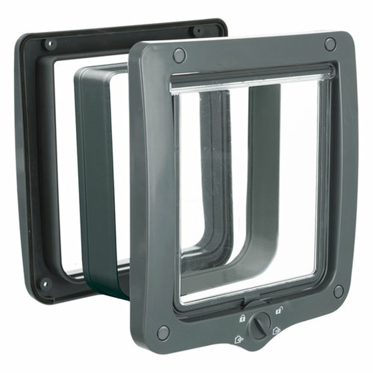Cat Flap Trixie TX44242 Grey 24 x 28 cm Plastic XXL, view 2