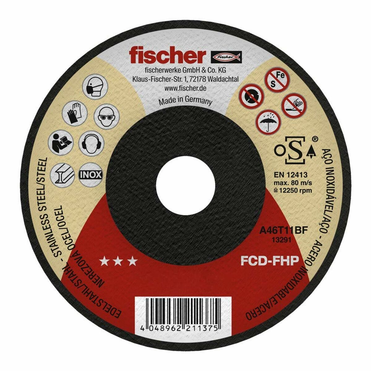 Disque de coupe Fischer fcd-fhp 531688