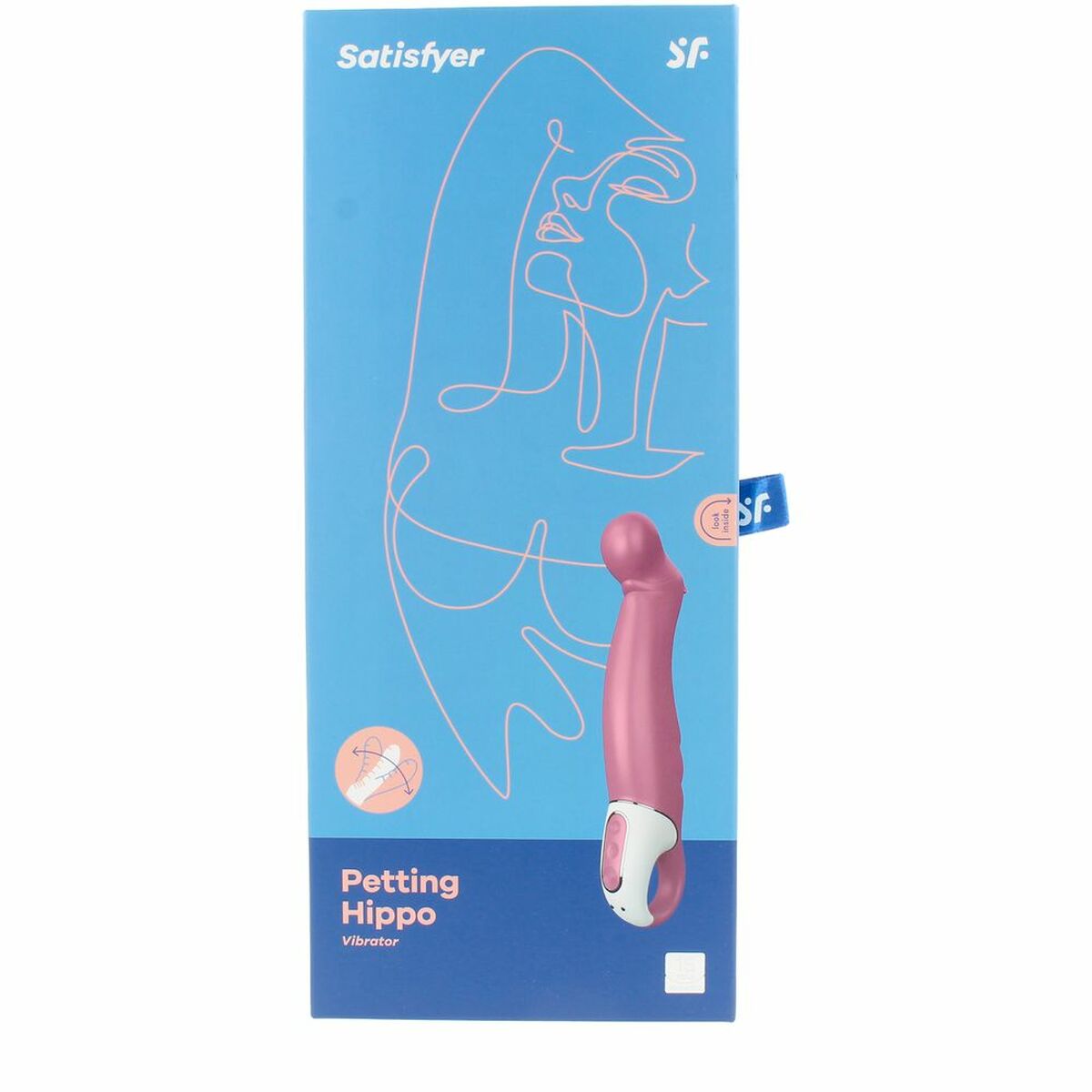 Šildymo vibracija Satisfyer SATISFYER PETTING HIPO Rožinė