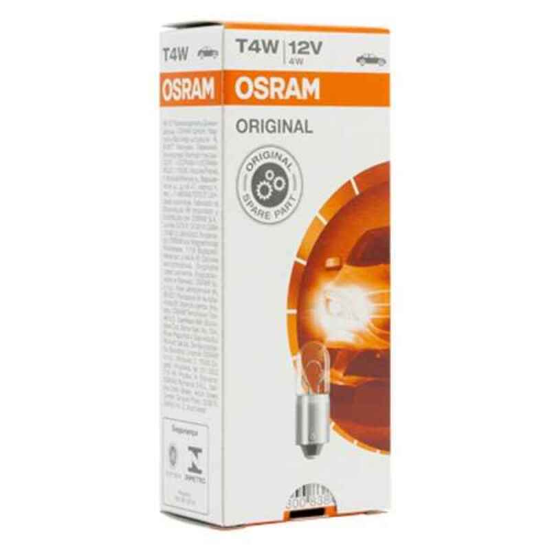 Osram Original 12 V Coche Moto Universal de línea Bombilla 12V 4W BA9S 