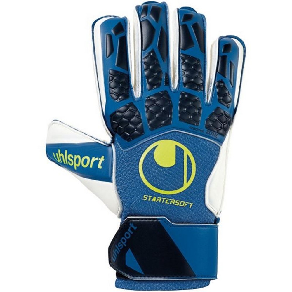 Goalkeeper Gloves Uhlsport Hyperact Starter Blue