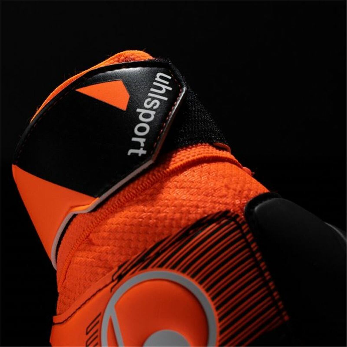 Keeperhandschoenen Uhlsport Soft Ressist+ Flex Frame Zwart Volwassenen