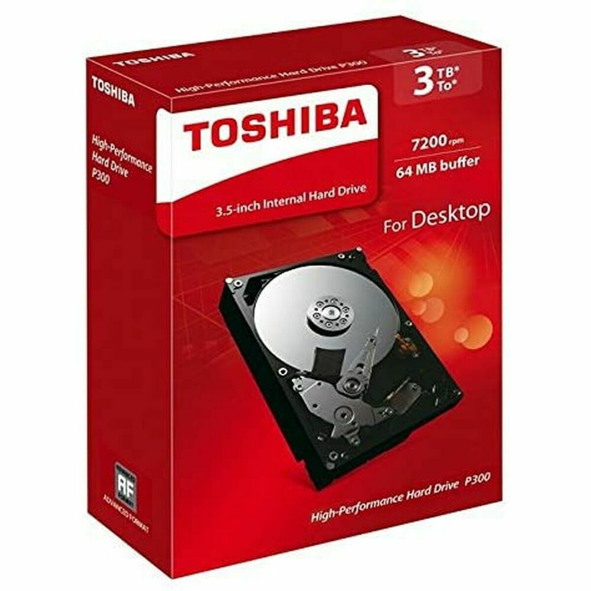 Disque dur Toshiba HDWD130EZSTA 3 TB 3,5