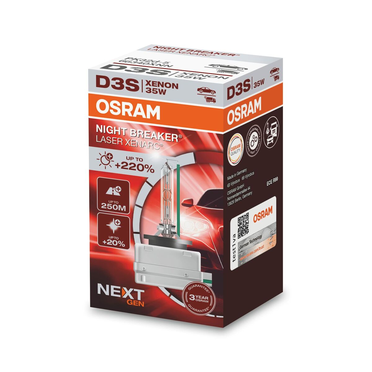 Ampoule pour voiture Osram Nightbreaker D3S 35 W Xenon (1 Unités)