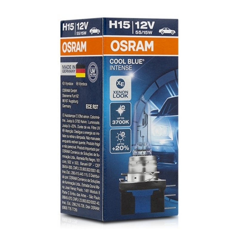 Ampoule pour voiture Osram 64176CBI H15 12V 55/15W 3200K