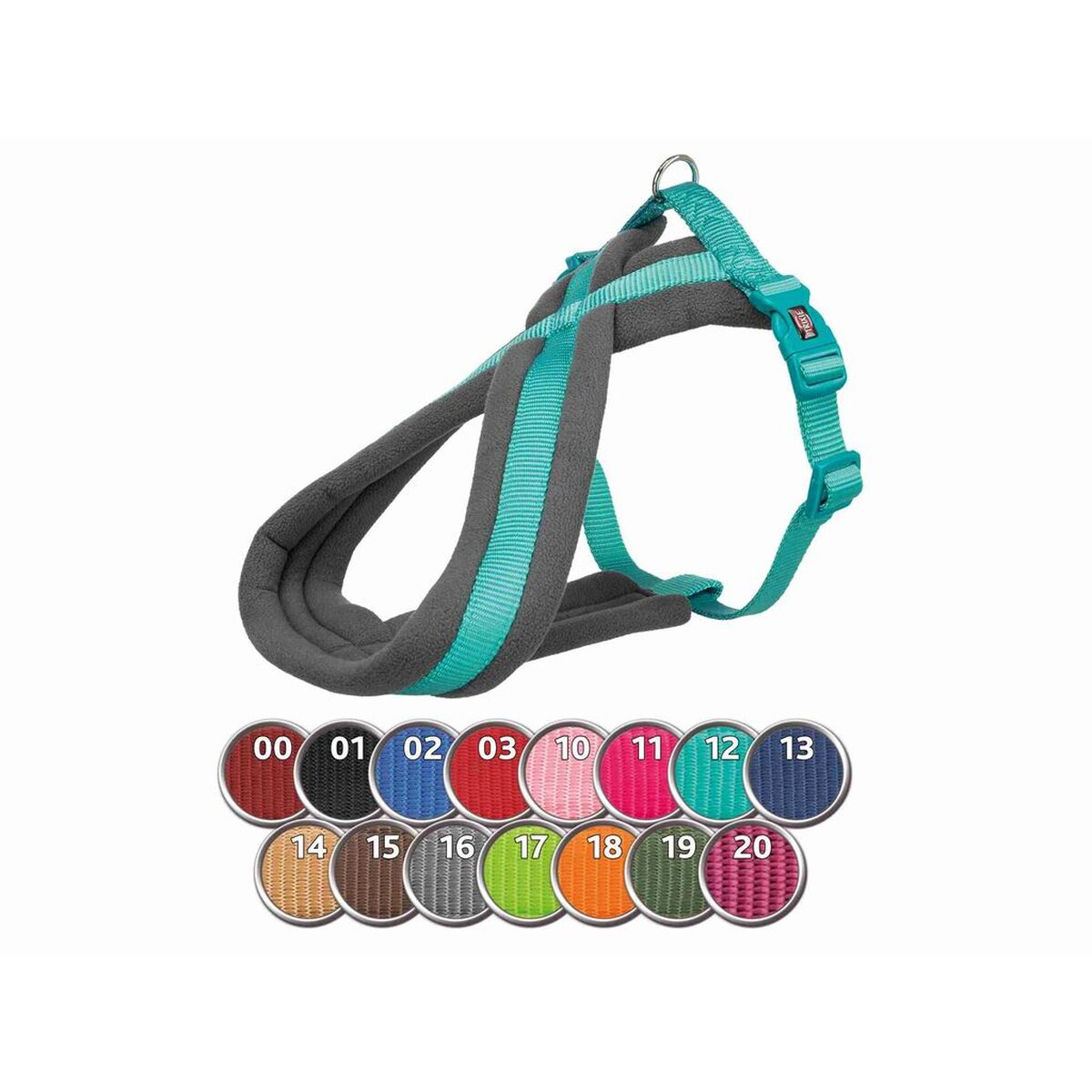 Hondentuigje Trixie Confort New Premium Azul Océano M/L